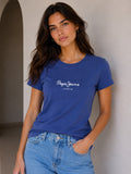 CAMISETA MUJER AZUL PEPE JEANS