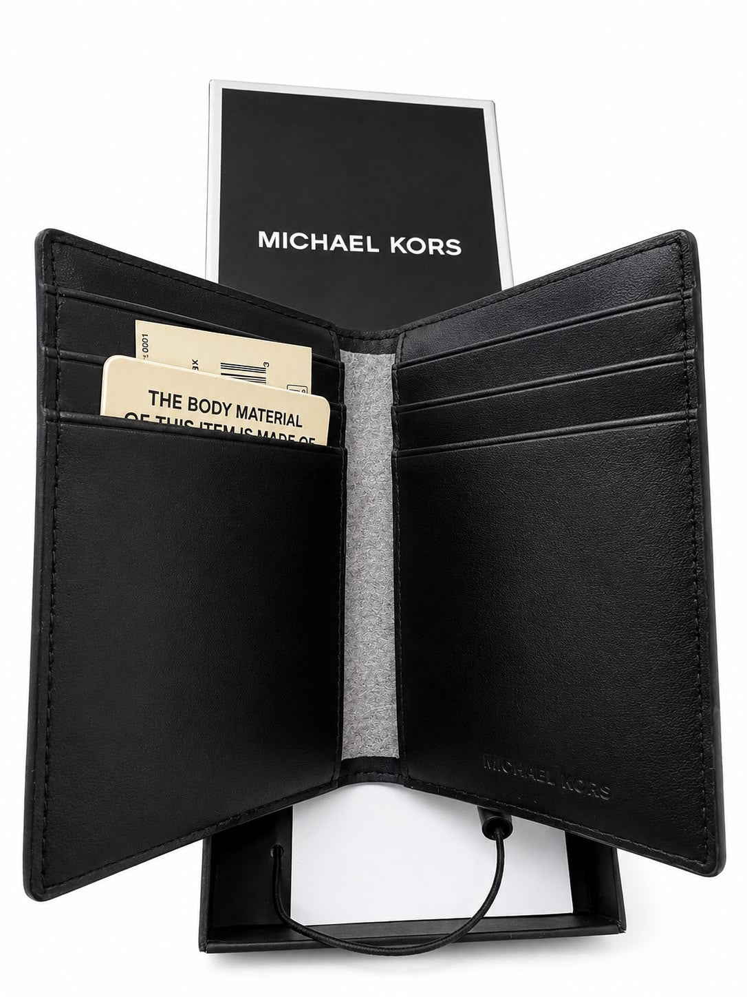 CARTERA MICHAEL KORS NEGRA HOMBRE