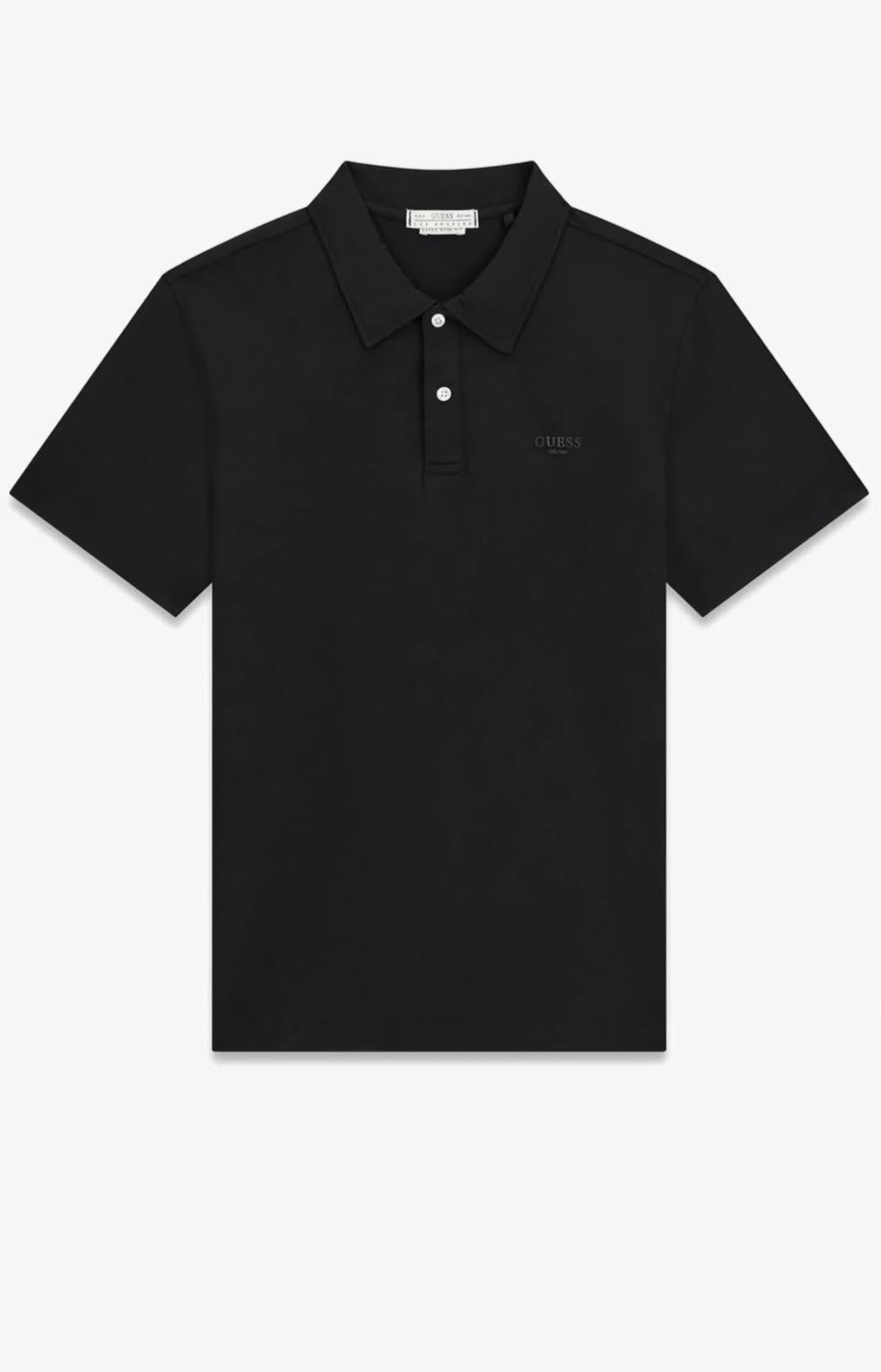 POLO GUESS NEGRO HOMBRE
